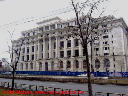 Bukarest, kolossale Bauruine der Nationalbibliothek
