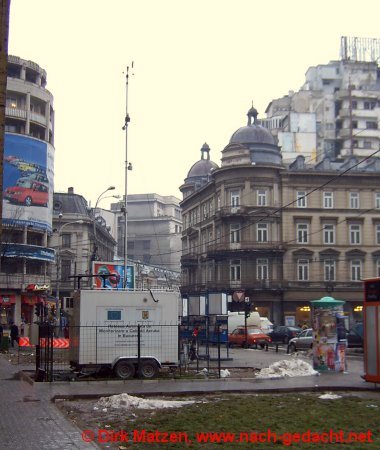 Bukarest, Messstation zur Erfassung der Luftverschmutzung