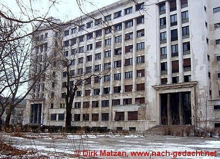 Bukarest, verfallendes Gebude