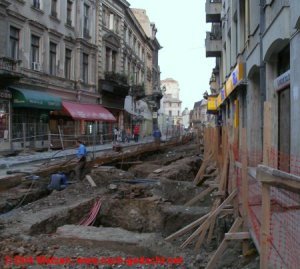 Bukarest, Baumassnahmen in der Altstadt