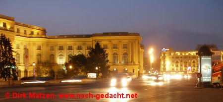 Bukarest, früherer Königspalast und Hilton Hotel
