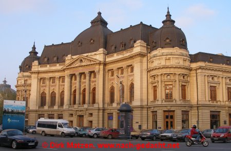 Bukarest, Gebude der zentralen Bibliothek der Universitt