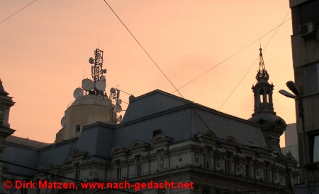 Bukarest, unterschiedliche Dachtürmchen
