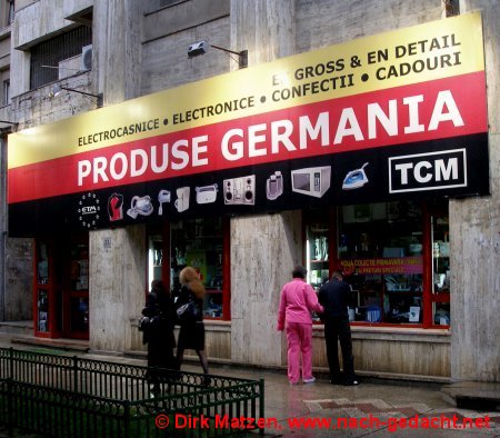 Bukarest, deutsches Geschäft