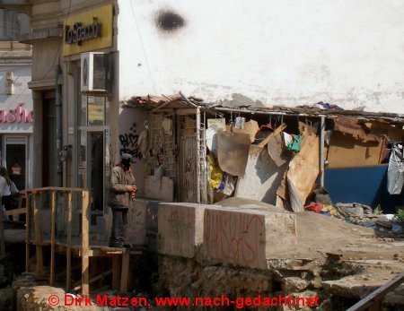 Bukarest, Armut im Stadtzentrum