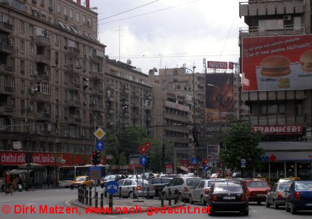 Bukarest, Wohnbebauung im Bulevardul General Gheorge Magheru