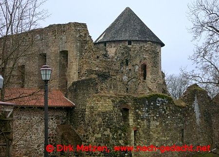 Cesis, Teilansicht der Burg