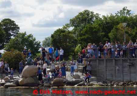 Kopenhagen, kleine Meerjungfrau Rcken