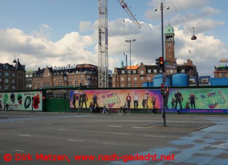 Kopenhagen, Baustelle Rathausplatz