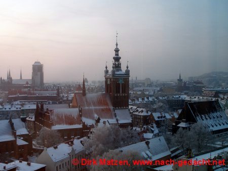 Danzig, Blick über die Altstadt