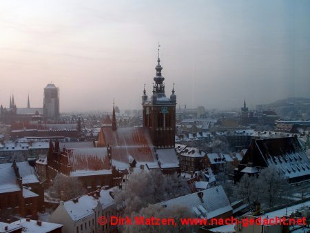 Danzig, Blick ber die Altstadt