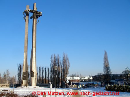 Danzig, Denkmal vor Leninwerft