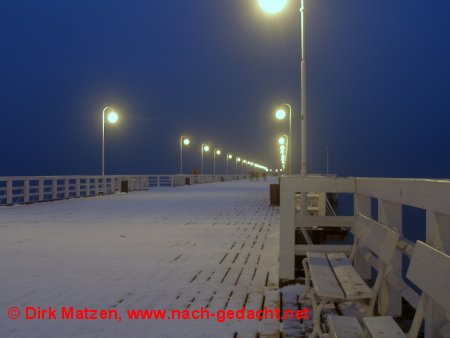 Sopot, Mole bei Nacht