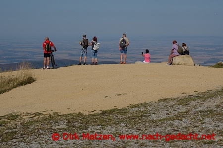Aussichtspunkt auf dem Brocken-Gipfel