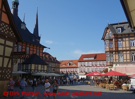 Wernigerode, am Rathaus