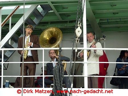 Jazzband auf Cap San Diego
