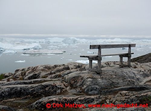 Ilulissat Grönland, Eisfjord, Bank