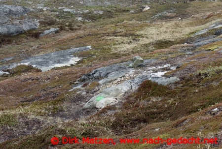 Nuuk, Markierung Wanderweg