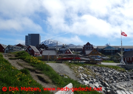 Nuuk, Wolken lösen sich auf
