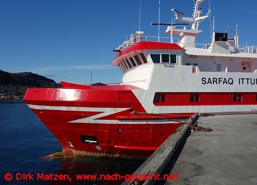 Schiff Sarfak Ittuk, Hafen Nuuk Grönland