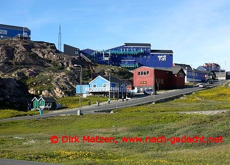 Sisimiut, modernes Stadtzentrum