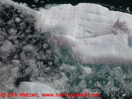 zerborstener kleiner Eisberg