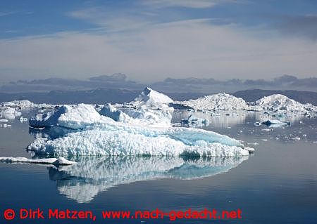 Eisberge vor Grnlands Kste