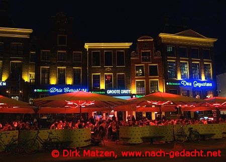 Groningen, Grote Markt Gastronomie