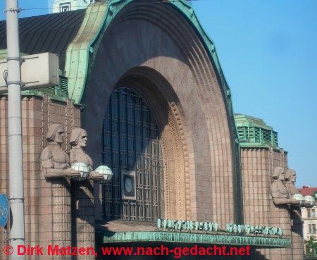 Helsinki, Hauptbahnhof Eingangsportal