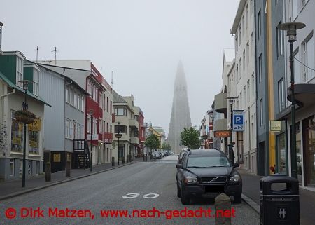 Reykjavik, morgens in der Þórsgata