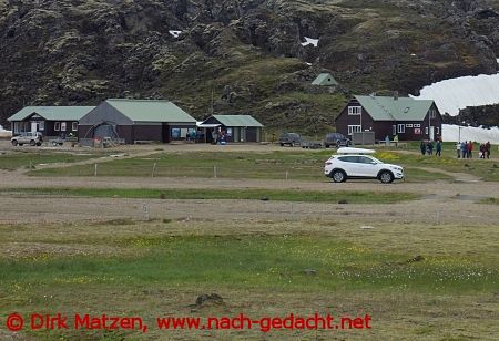 Gebude in Landmannalaugar