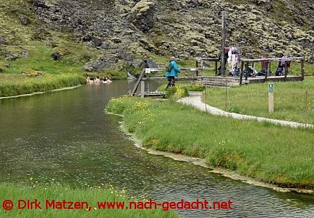Landmannalaugar, warme Quelle