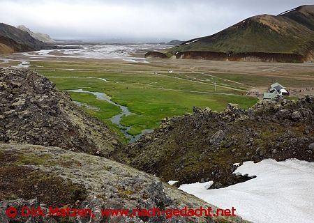 Blick ber Landmannalaugar