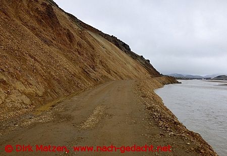 Fahrstrecke nach Landmannalaugar