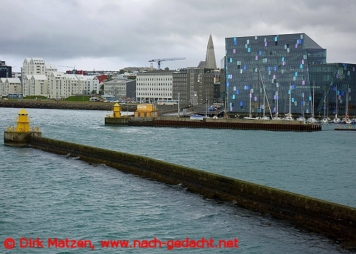 Reykjavik, Blick zur Innenstadt