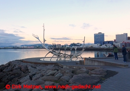 Reykjavik, Solfar am Abend