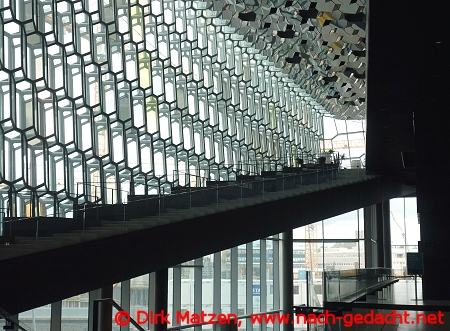 Reykjavik, Harpa Innenansicht