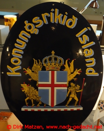 Reykjavik, Wappen Königreich Island