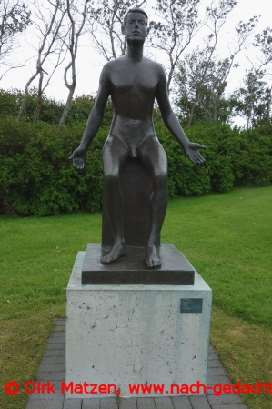 Reykjavik, Statue von Ólöf Pálsdóttir