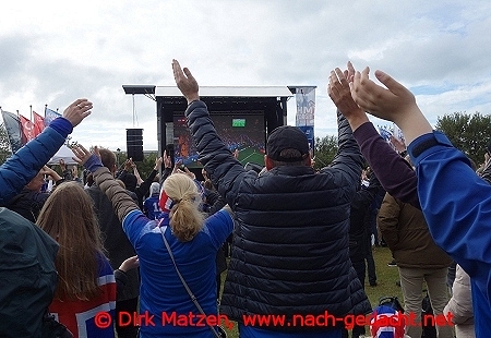 Reykjavik, WM 2018 Wiking Clap