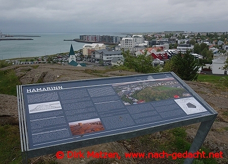 Hafnarfjörður, Ausblick von Hamarinn