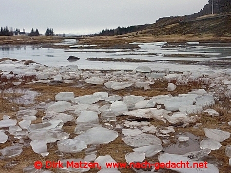 Thingvellir Eisbrocken