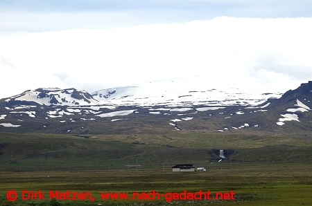 Snaefellsnes, Blick zum Snaefellsjökull