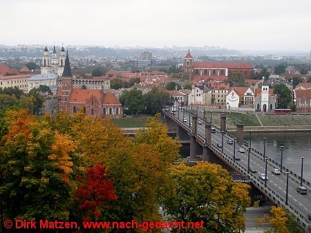 Kaunas, Blick ber die Stadt