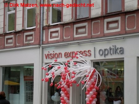 Kaunas, Vision express in der Fußgängerzone