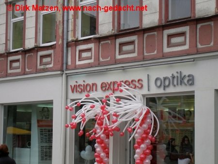 Kaunas, Vision express in der Fugngerzone