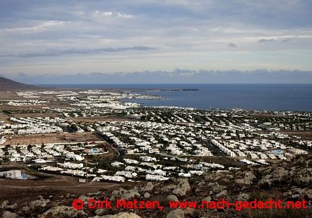 Lanzarote, Blick auf Playa Blanca