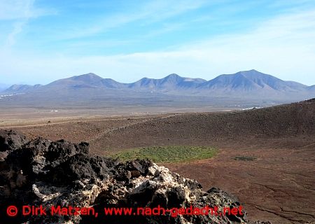 Lanzarote, Blick vom Montana Roja