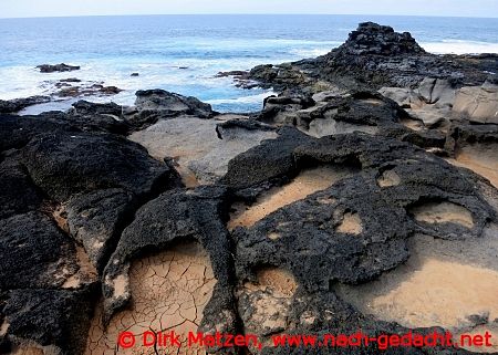 Lanzarote, Gischt wird meterhoch geschleudert