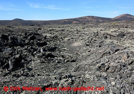 Lanzarote, Lavafeld